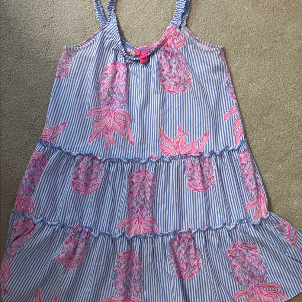 Lilly Pulitzer Cotton Tiered dress Size S
